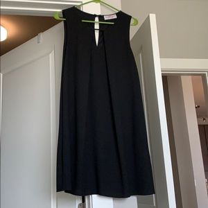 Black shift dress - M